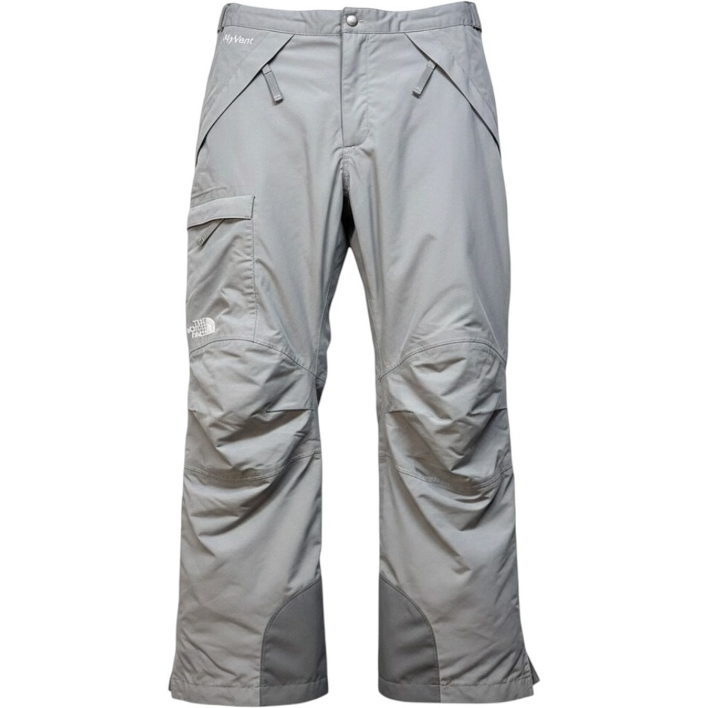 The North Face HyVent Snow Pants Womens Medium Gray Waterproof Ski Snowboard